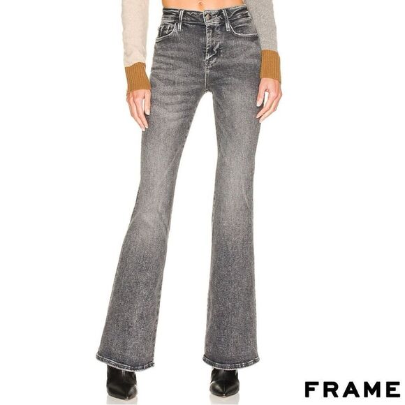 FRAME **NWT** “Le One Flare” Jeans - Hughes - Picture 5 of 13